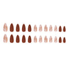 12 Sizes-24 Pcs Press On Nails W1489