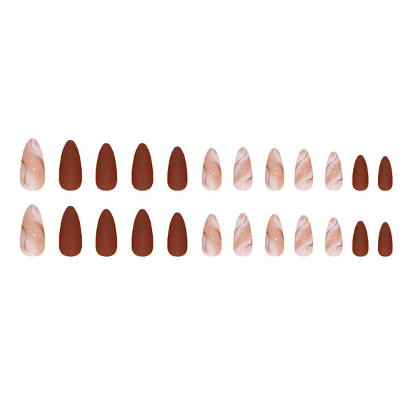 12 Sizes-24 Pcs Press On Nails W1489