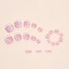 12 Sizes-24 Pcs Press On Nails F066