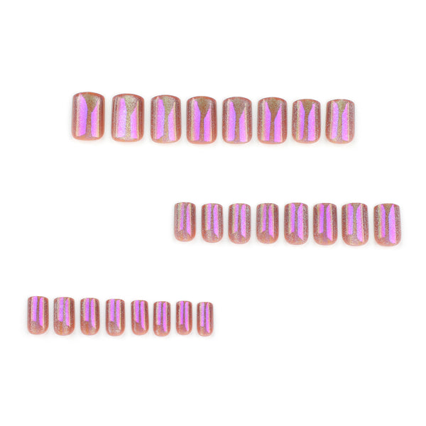 12 Sizes-24 Pcs Press On Nails JP3233