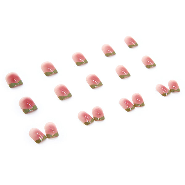 12 Sizes-24 Pcs Press On Nails R396