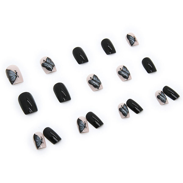 12 Sizes-24 Pcs Press On Nails W092