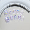 12 Sizes-24 Pcs Press On Nails K024