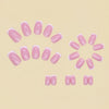 12 Sizes-24 Pcs Press On Nails Y106