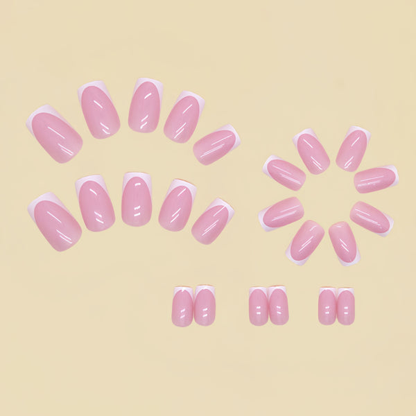 12 Sizes-24 Pcs Press On Nails Y106