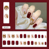 12 Sizes-24 Pcs Press On Nails R321