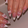 12 Sizes-24 Pcs Press On Nails Z1090