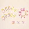 12 Sizes-24 Pcs Press On Nails W437