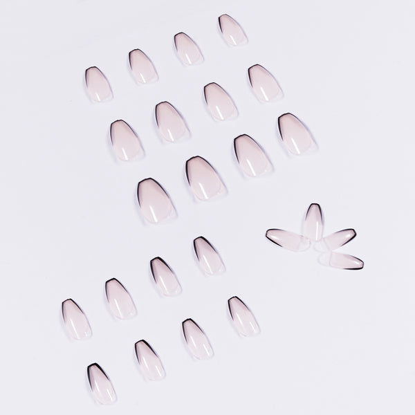 12 Sizes-24 Pcs Press On Nails JP1051