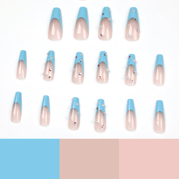12 Sizes-24 Pcs Press On Nails JP1569