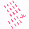 12 Sizes-24 Pcs Press On Nails JP1086