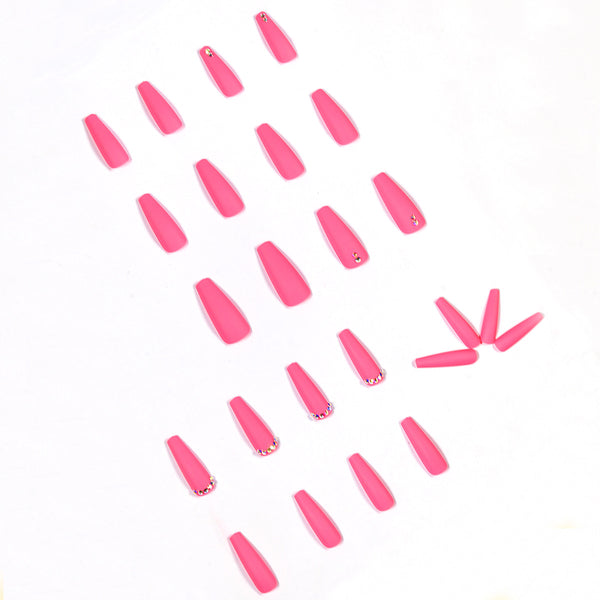12 Sizes-24 Pcs Press On Nails JP1086