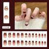 12 Sizes-24 Pcs Press On Nails Z1238