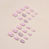 12 Sizes-24 Pcs Press On Nails W495