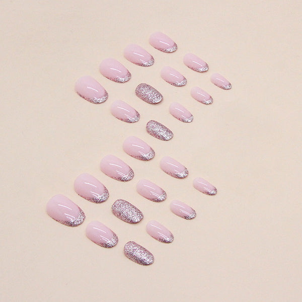 12 Sizes-24 Pcs Press On Nails W495