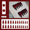 12 Sizes-24 Pcs Press On Nails Z1187