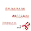 12 Sizes-24 Pcs Press On Nails JP4282