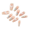 12 Sizes-24 Pcs Press On Nails SP107