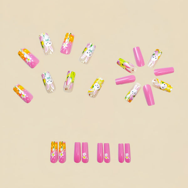 12 Sizes-24 Pcs Press On Nails Y778