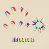 12 Sizes-24 Pcs Press On Nails Y1863
