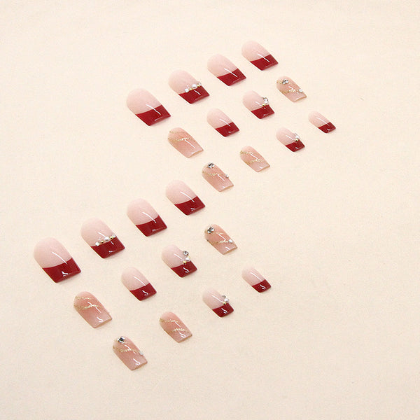 12 Sizes-24 Pcs Press On Nails Z551