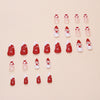 12 Sizes-24 Pcs Press On Nails W1820
