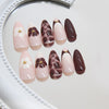 12 Sizes-24 Pcs Press On Nails Z958