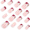 12 Sizes-24 Pcs Press On Nails JP3745