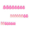 12 Sizes-24 Pcs Press On Nails JP3744