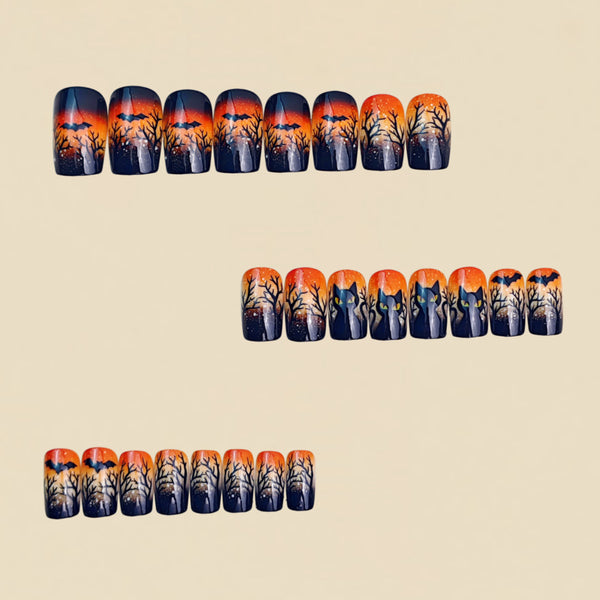 12 Sizes-24 Pcs Press On Nails y2050-24
