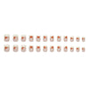 12 Sizes-24 Pcs Press On Nails R898