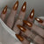 12 Sizes-24 Pcs Press On Nails Y1831