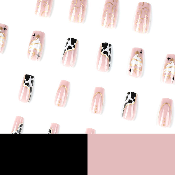 12 Sizes-24 Pcs Press On Nails JP2488