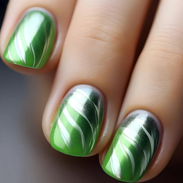 12 Sizes-24 Pcs Press On Nails Y1519
