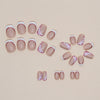12 Sizes-24 Pcs Press On Nails W564