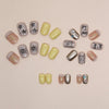 12 Sizes-24 Pcs Press On Nails Z799
