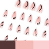 12 Sizes-24 Pcs Press On Nails JP2296