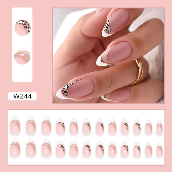 12 Sizes-24 Pcs Press On Nails W243