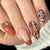 12 Sizes-24 Pcs Press On Nails C1181