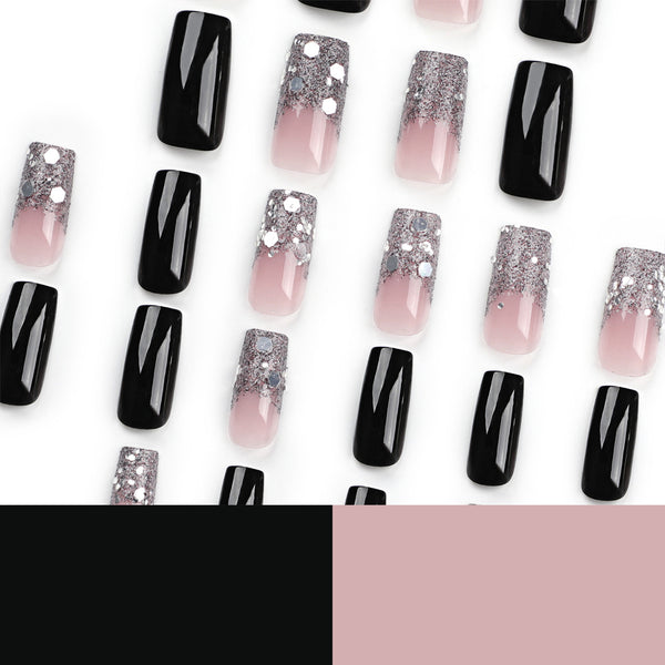 12 Sizes-24 Pcs Press On Nails JP3039