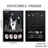 12 Sizes-24 Pcs Press On Nails C1271
