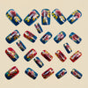 12 Sizes-24 Pcs Press On Nails Y1771
