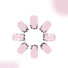 12 Sizes-24 Pcs Press On Nails C789