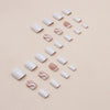 12 Sizes-24 Pcs Press On Nails W1019