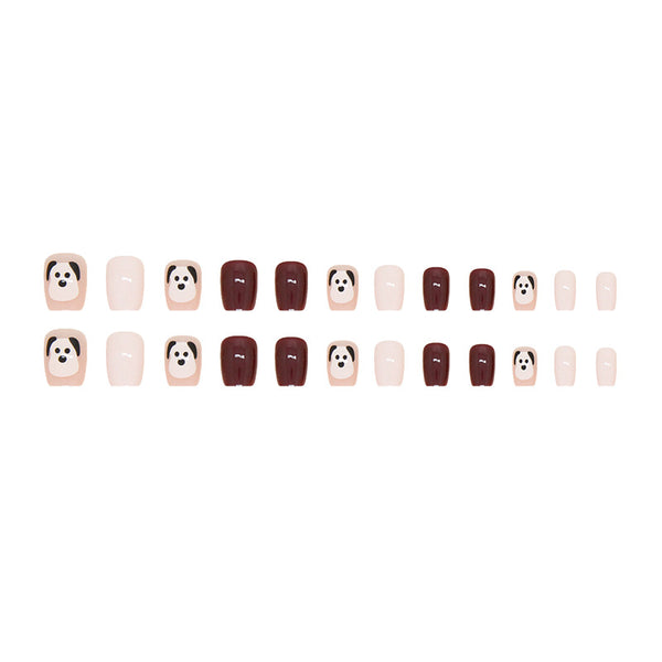 12 Sizes-24 Pcs Press On Nails R834