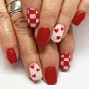12 Sizes-24 Pcs Press On Nails C777