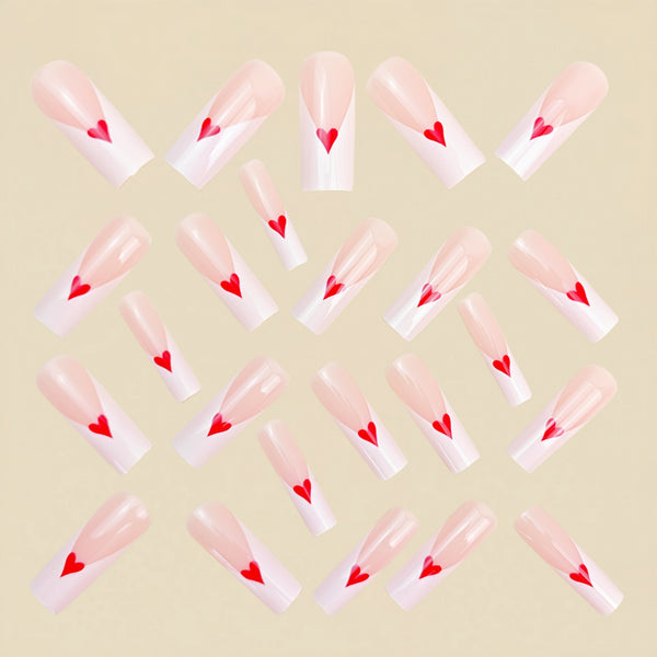 12 Sizes-24 Pcs Press On Nails Y1064