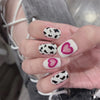 12 Sizes-24 Pcs Press On Nails JP995