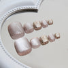 12 Sizes-24 Pcs Press On Nails F136