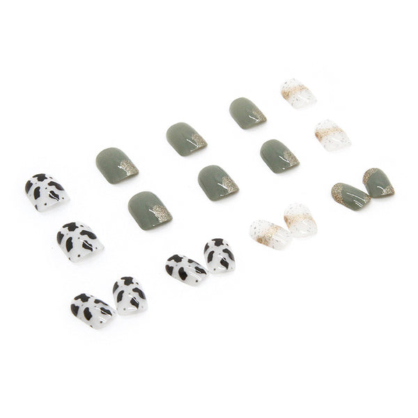 12 Sizes-24 Pcs Press On Nails R549